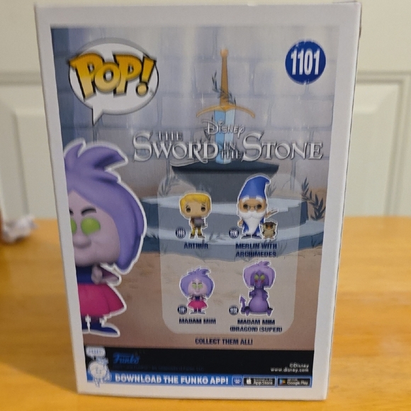Funko Pop Disney Madam Mim Figure - Pink and Purple - Picture 3 of 4